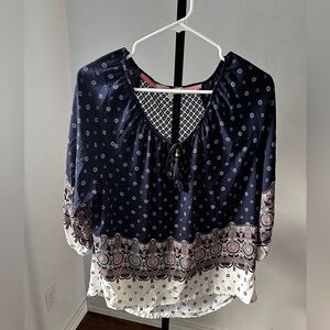 Rewind large blouse
